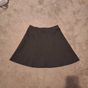 Loft dark grey mini-midi skirt wome s size medium.
